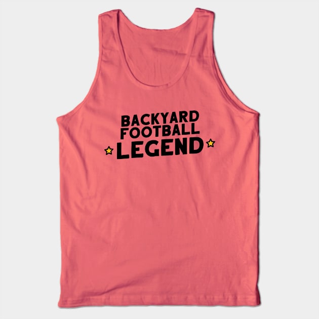 Backyard Football Legend Tank Top by artnessbyjustinbrown